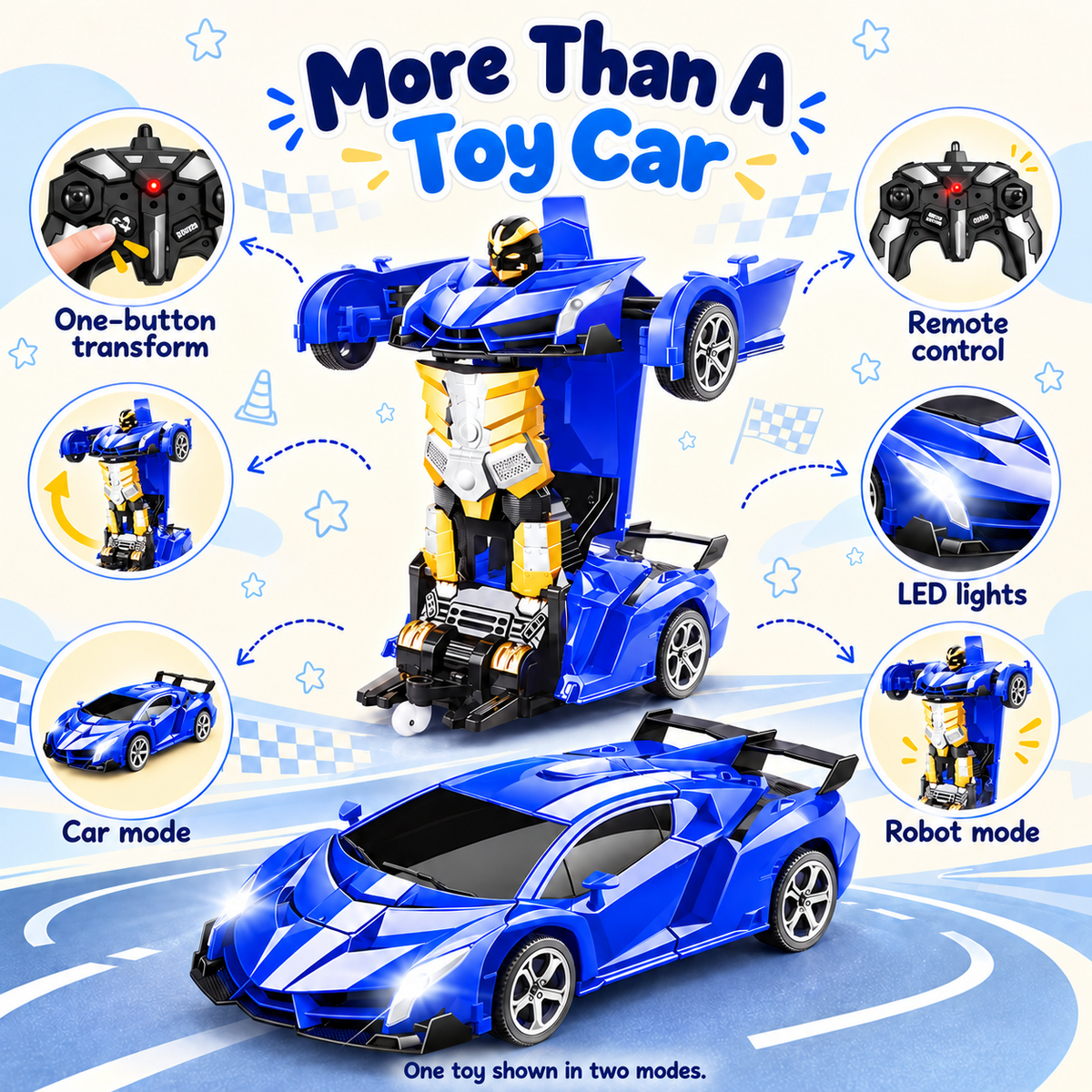 Transforming rc car