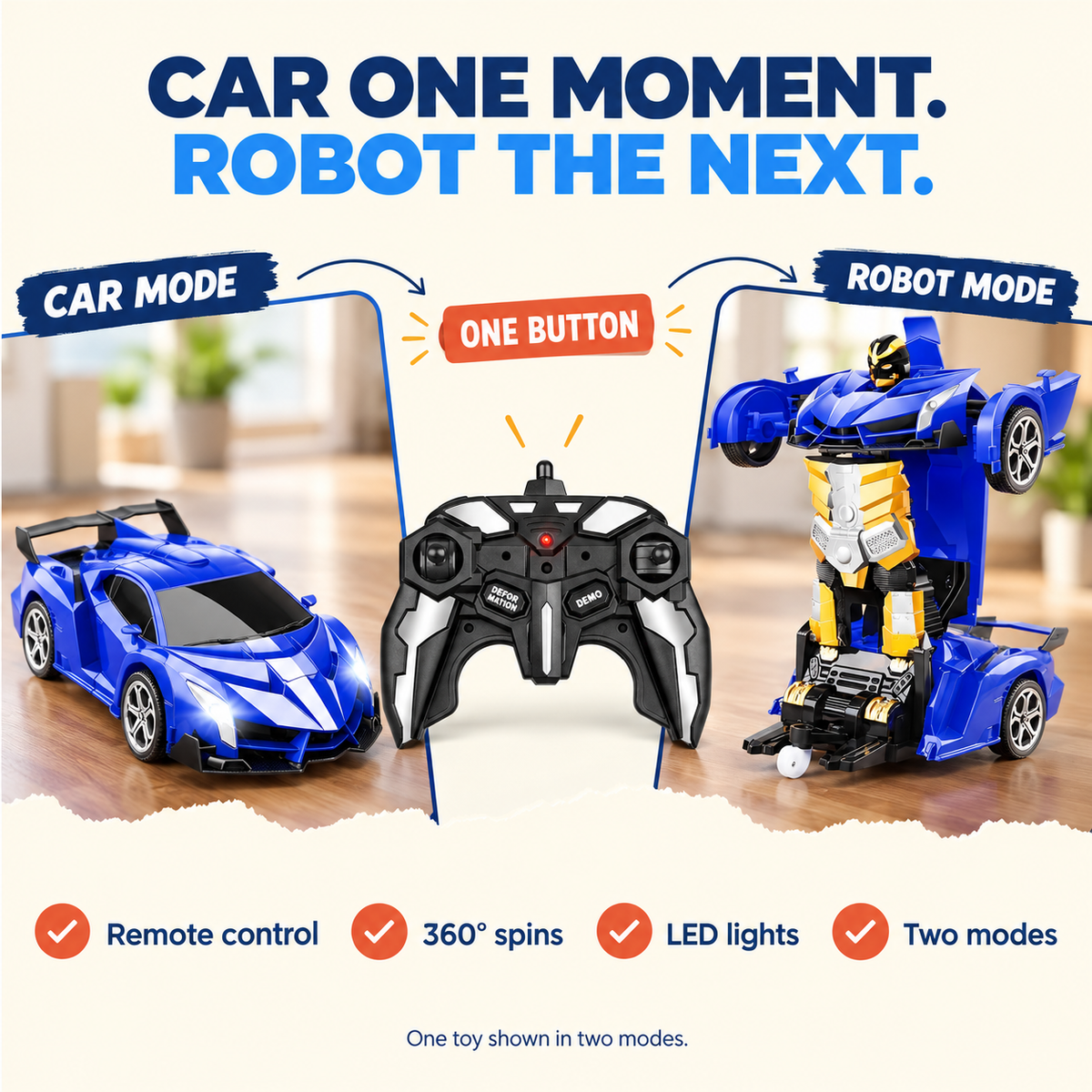Transforming rc car