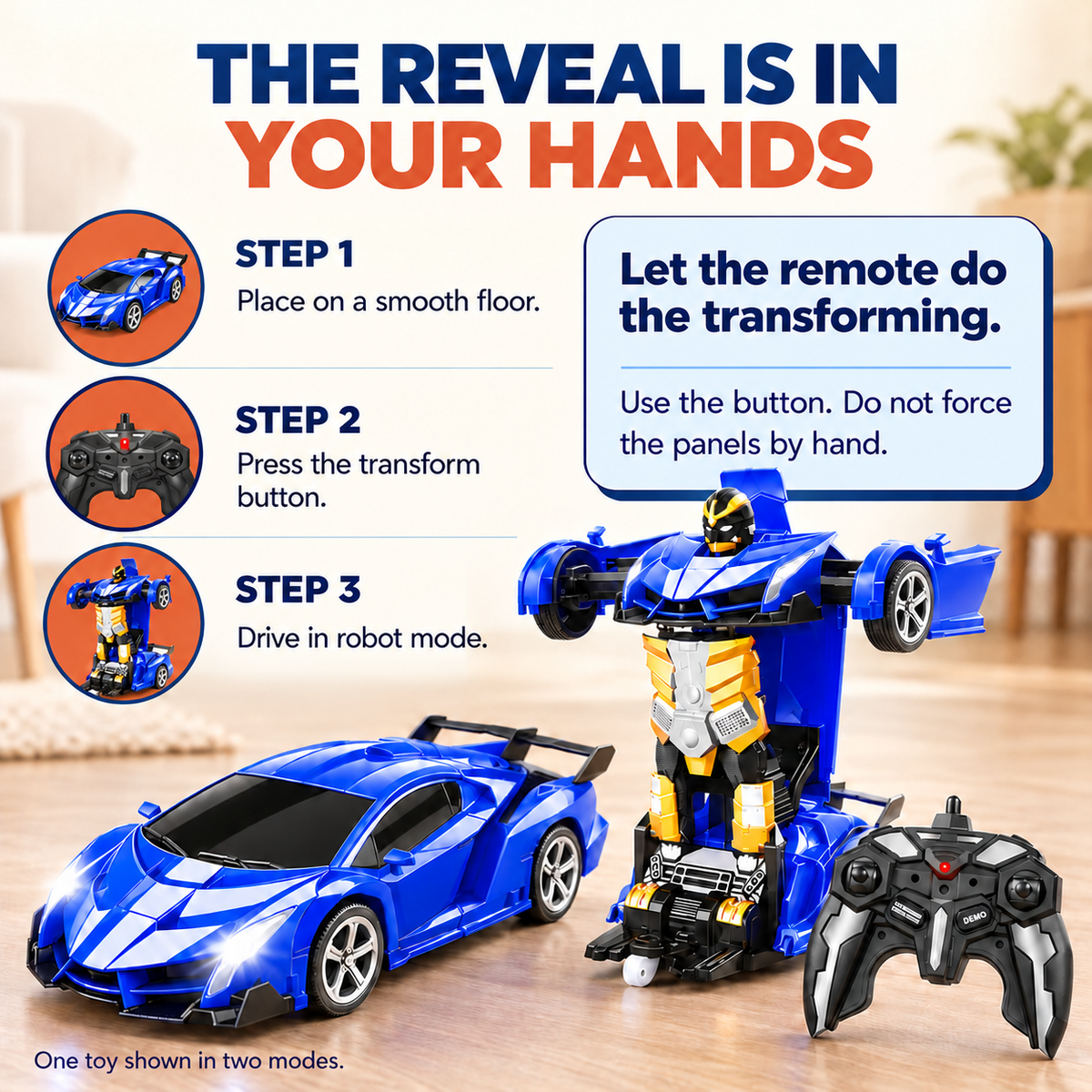 Transforming rc car