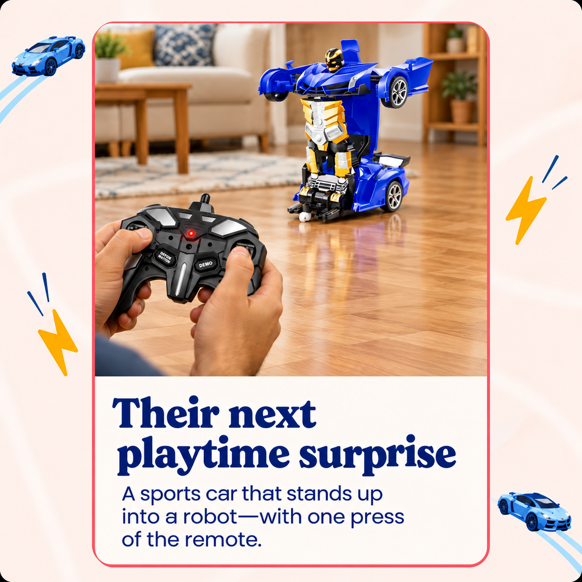 Transforming rc car