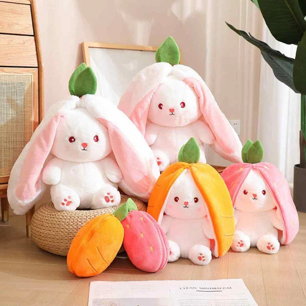 Strawberry Bunny Cuddle Toy
