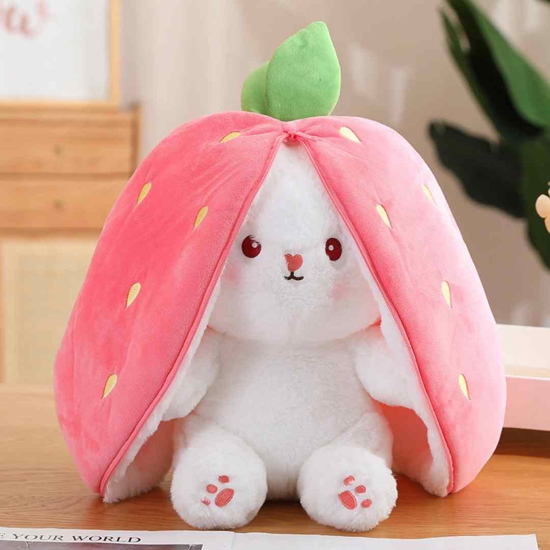 Strawberry Bunny Cuddle Toy
