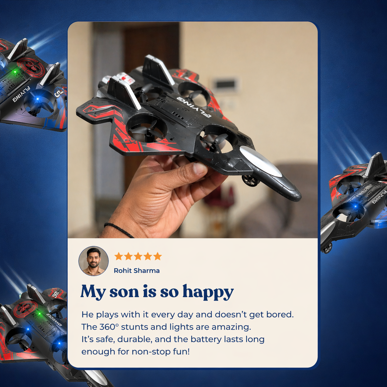 Flying Jet Plane