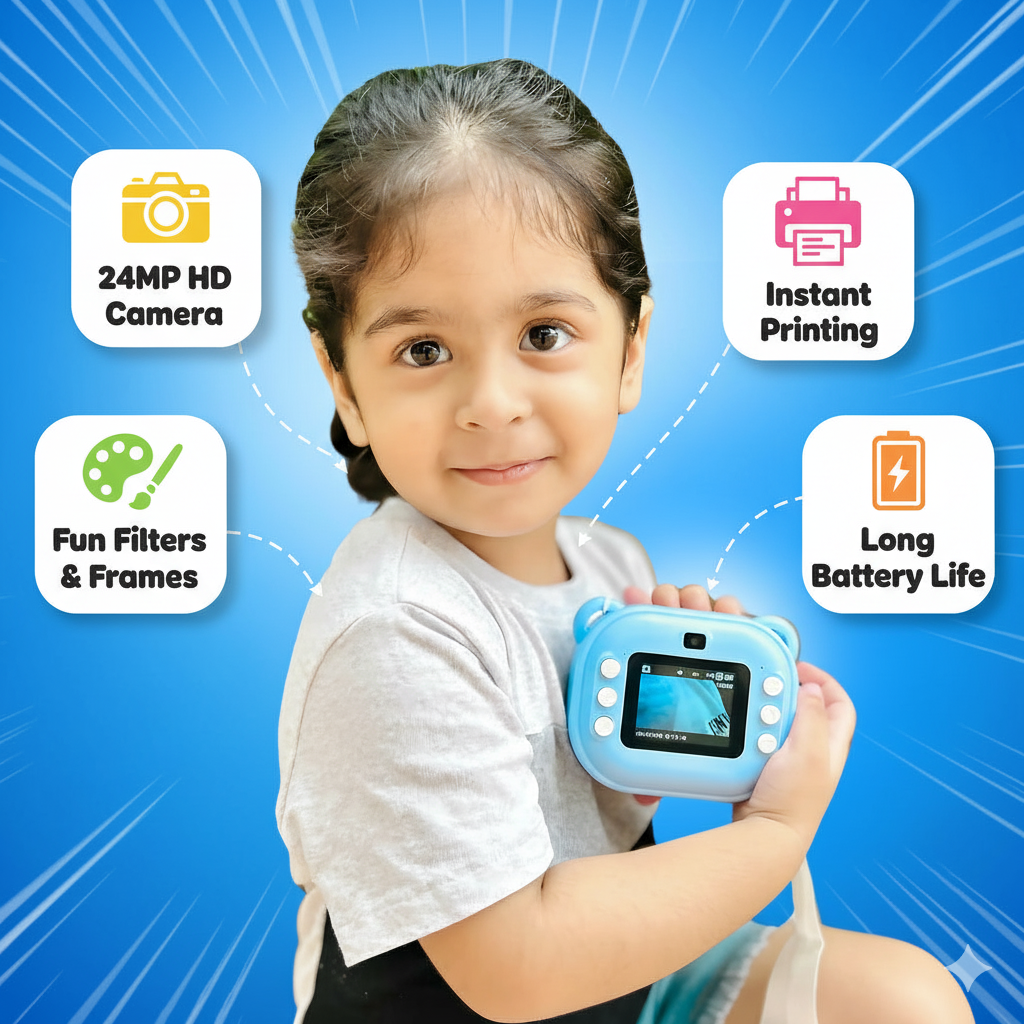 Instant Digital Camera for Kids