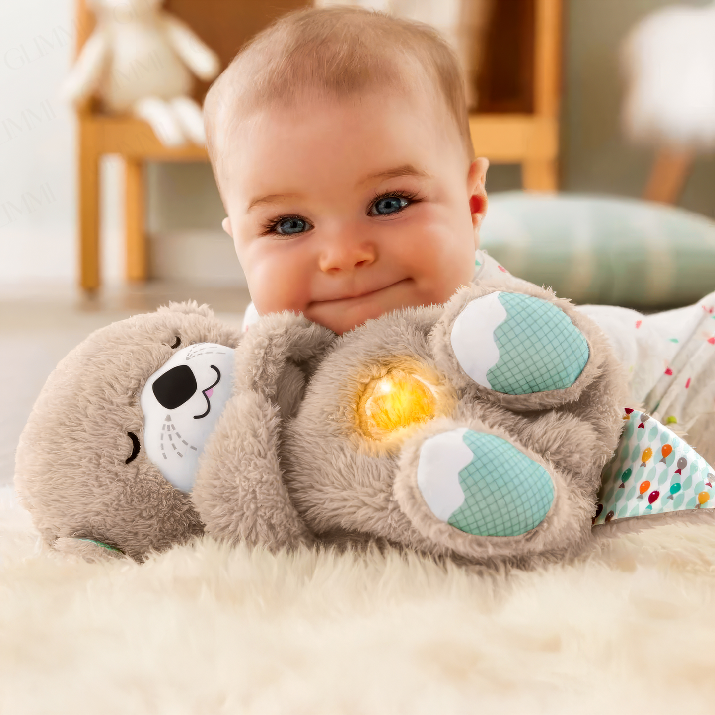 TeddyPal™ – Real-life Breathing & Music Toy