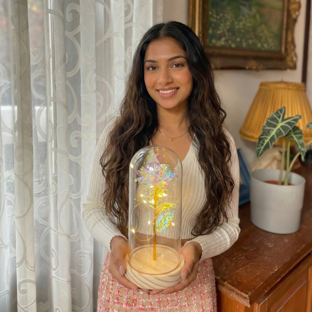 Enchanted Sparkly Rose