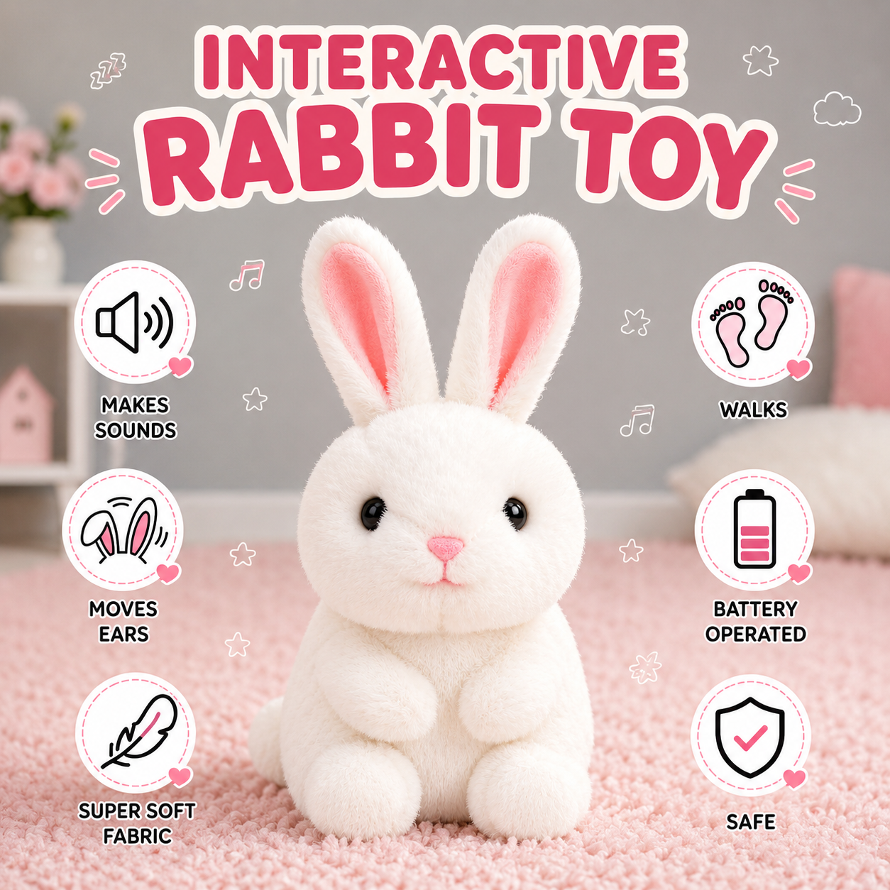 Walking Rabbit Toy