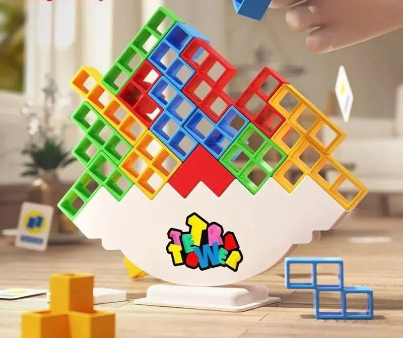 Tetra Tower Balance Stacking Game