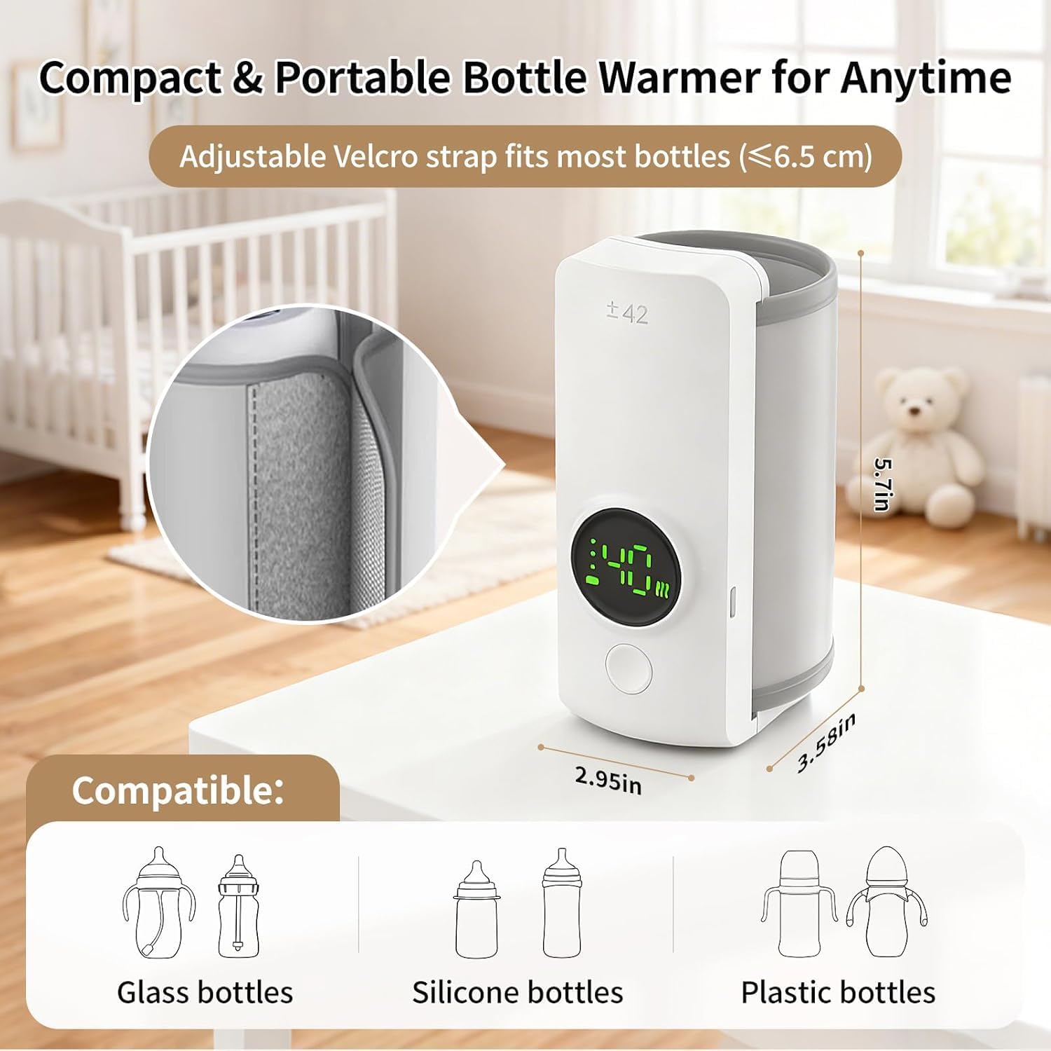 Six Temperature Settings — And He Drinks The Whole Bottle Every Single Time