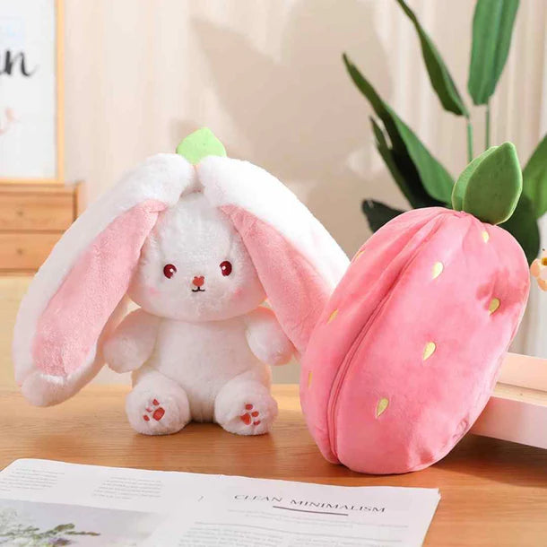 Strawberry Bunny Cuddle Toy