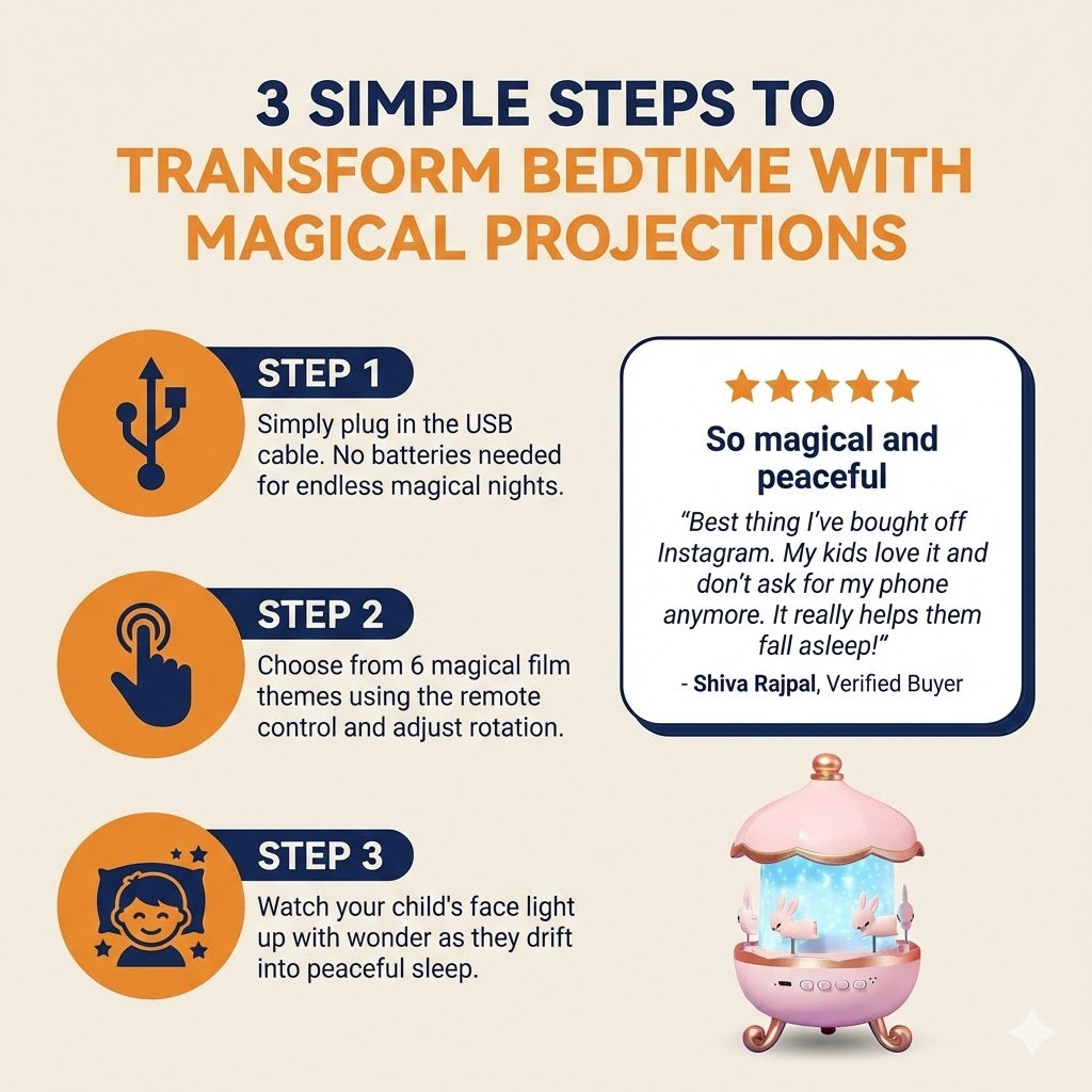 Rabbit Night Light Projector