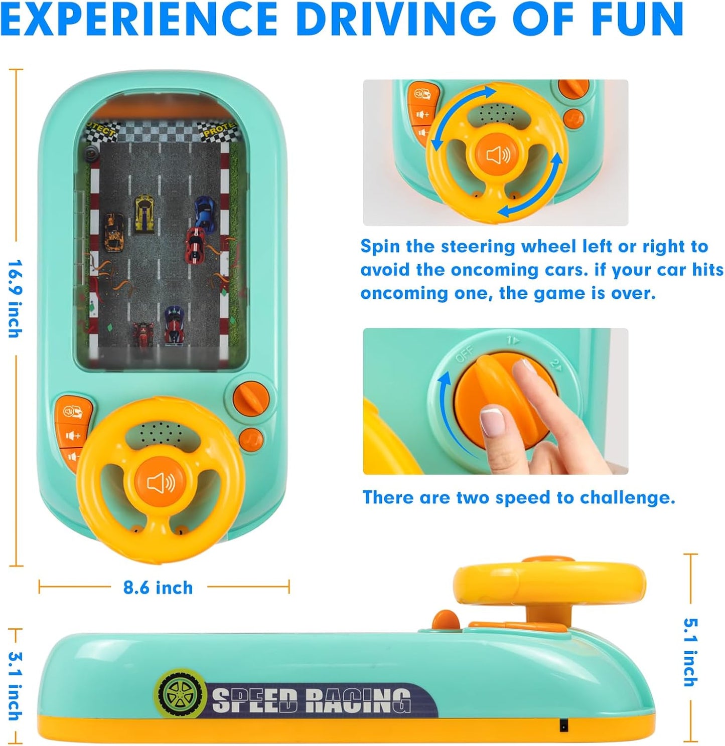 Steering Wheel Car Game
