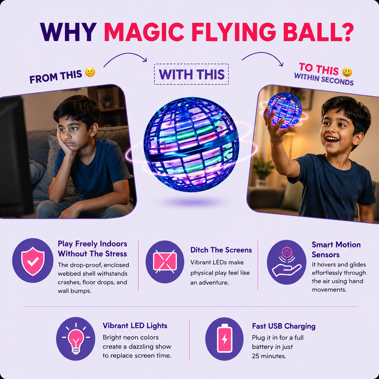 Magic Flying Ball