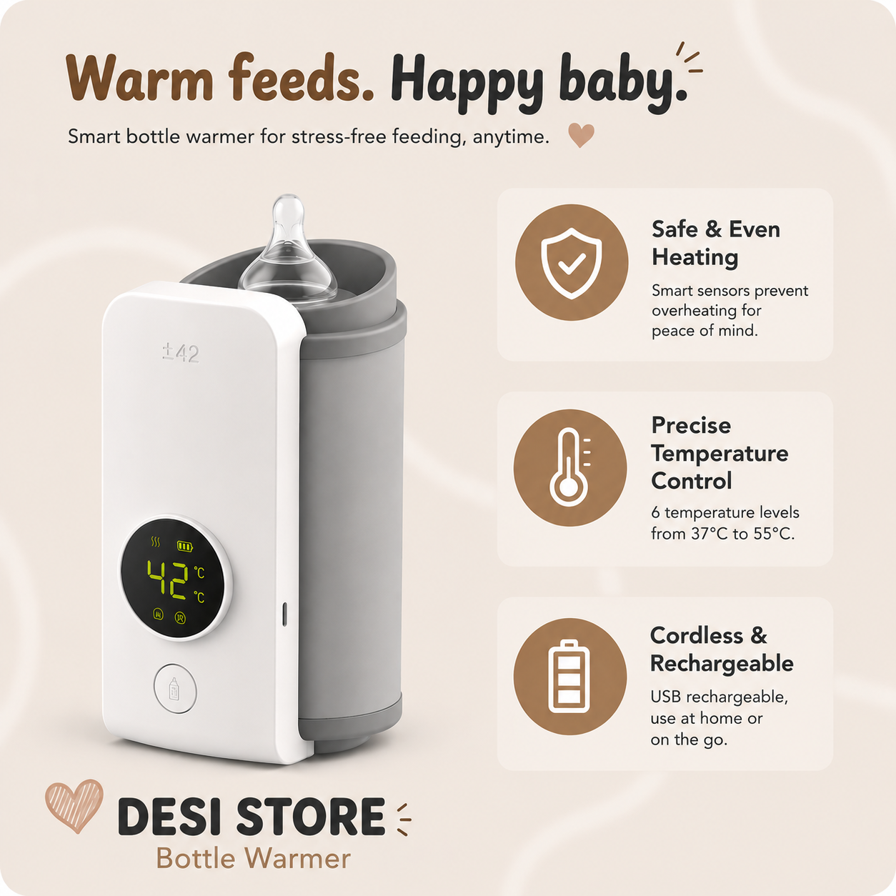 AI Temperature Lock + Auto Shut-Off — I Stopped Worrying About Burning Him
