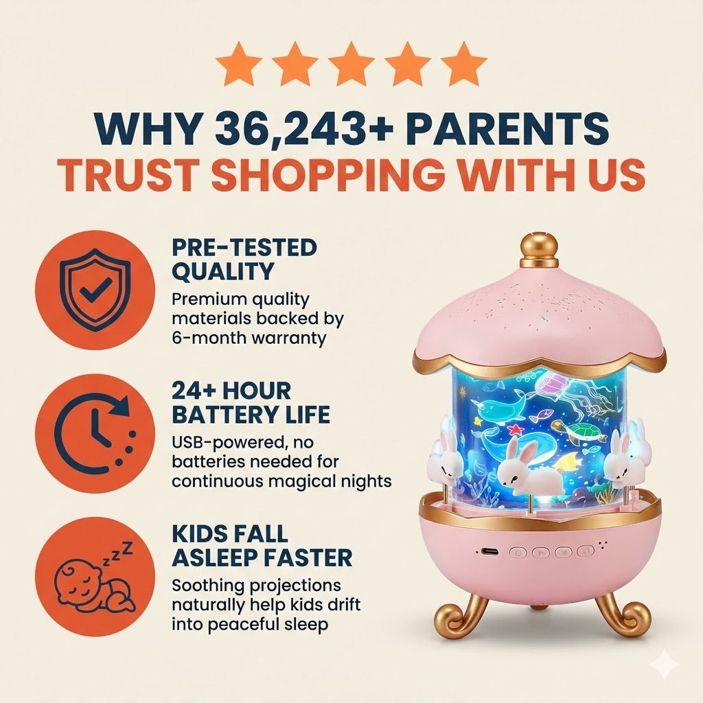 Rabbit Night Light Projector