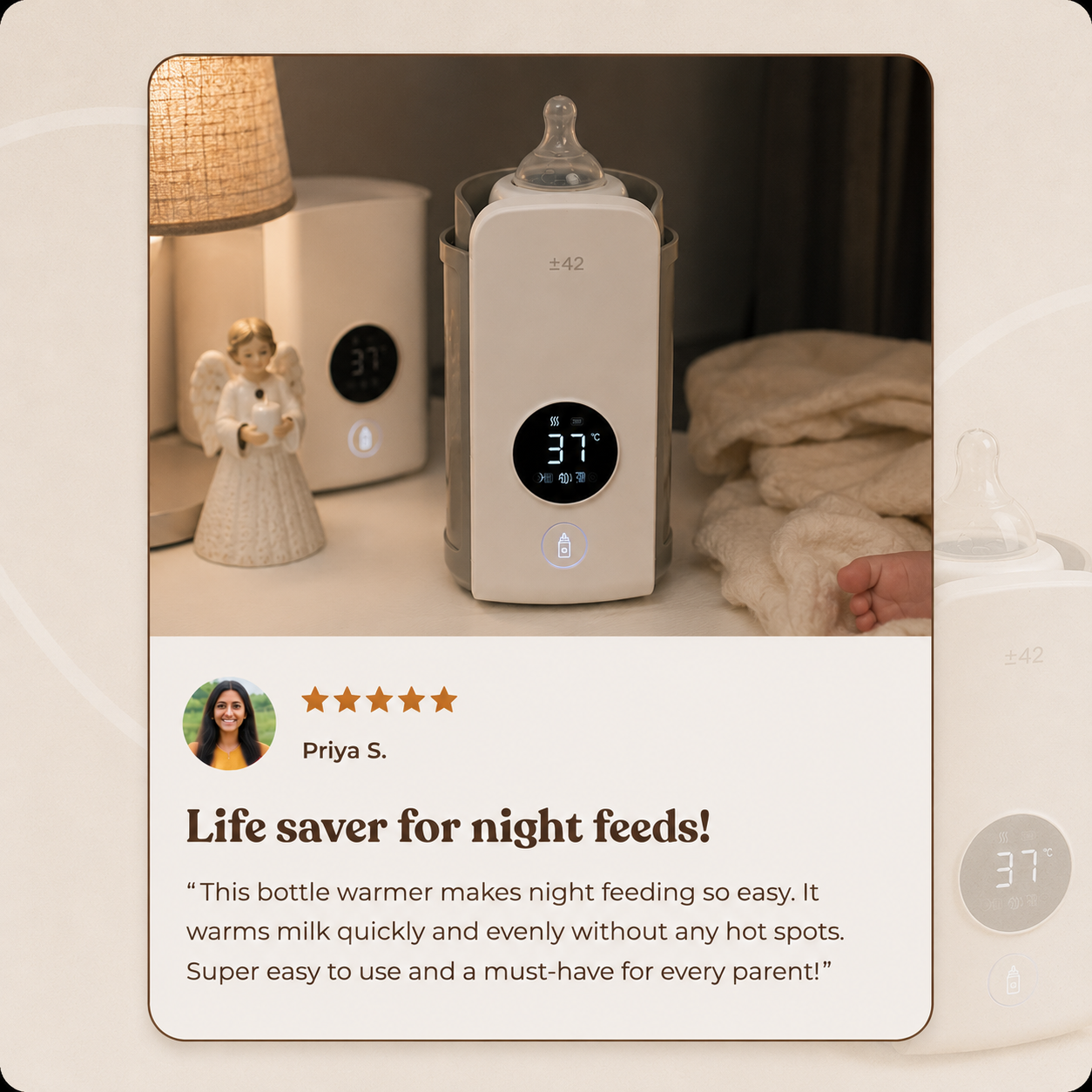 It Looks Premium On My Bedside Table — Not Like Another Cluttered Baby Gadget