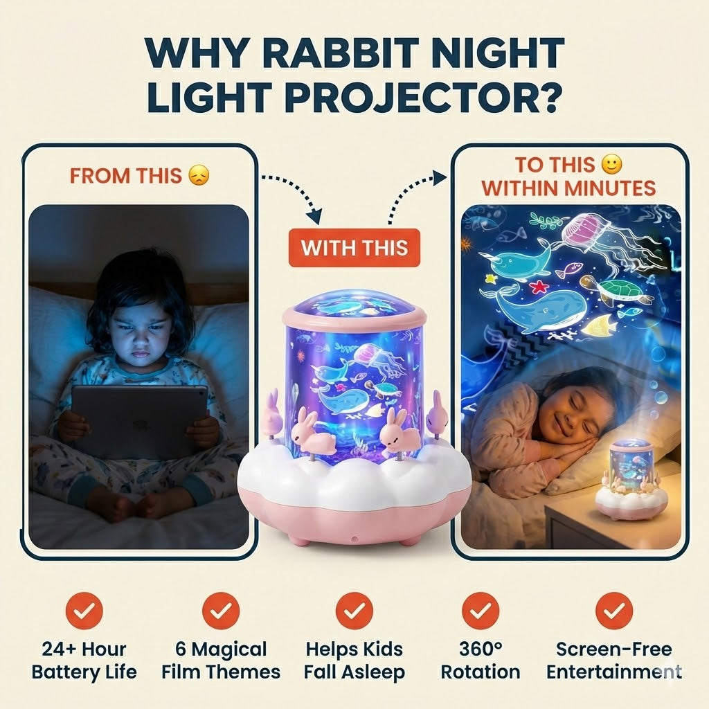 Rabbit Night Light Projector
