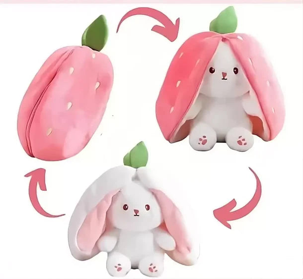 Strawberry Bunny Cuddle Toy