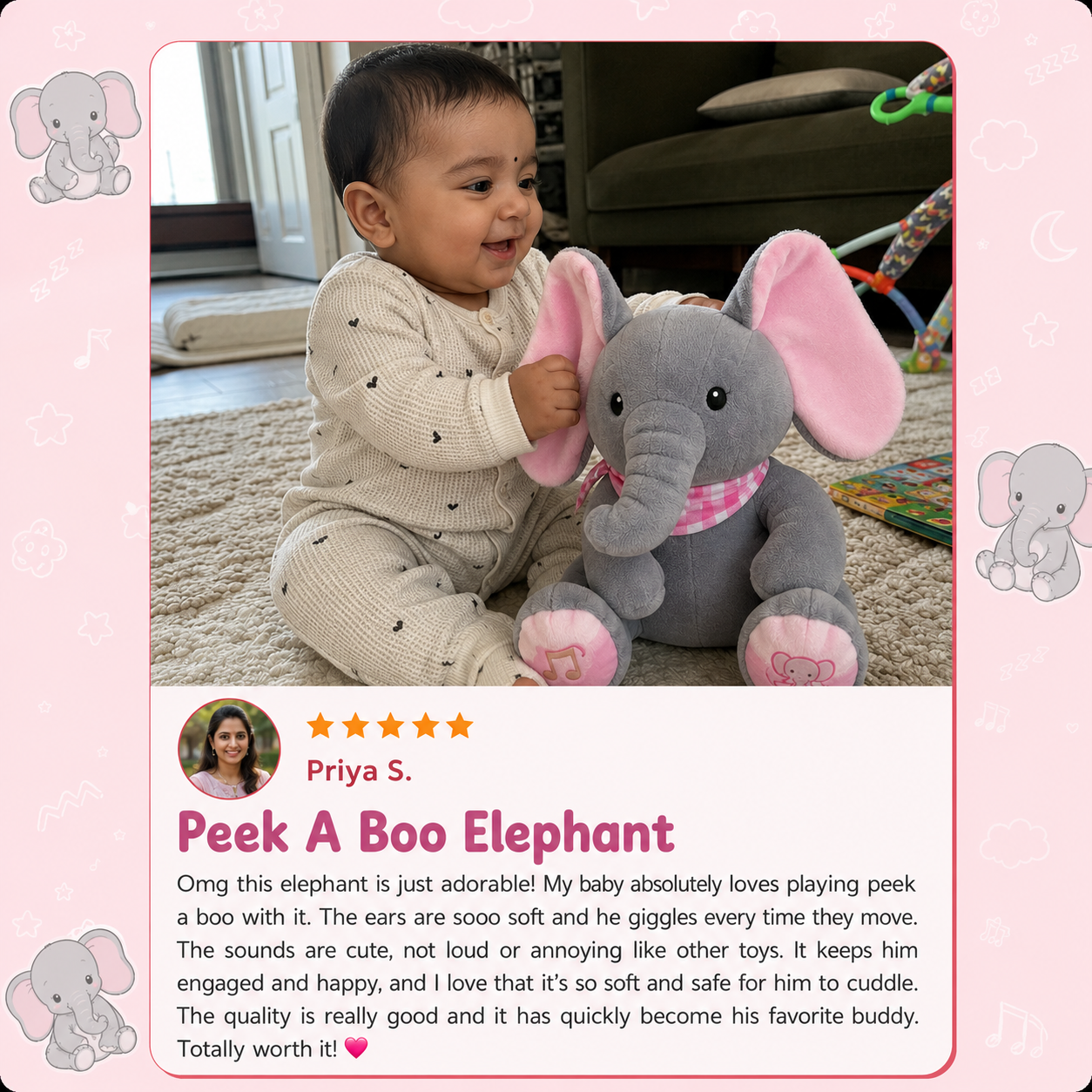 Peek A Boo Elephant