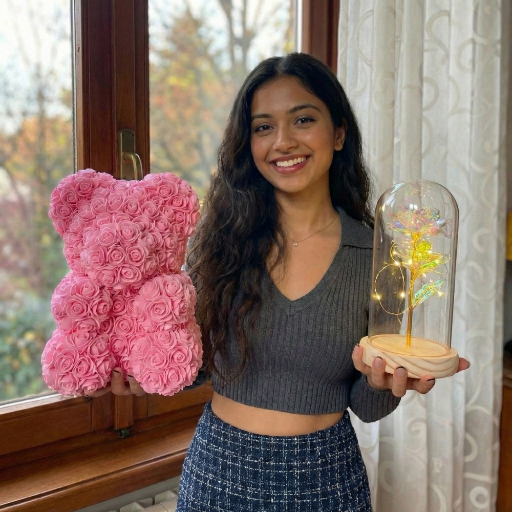 Enchanted Sparkly Rose