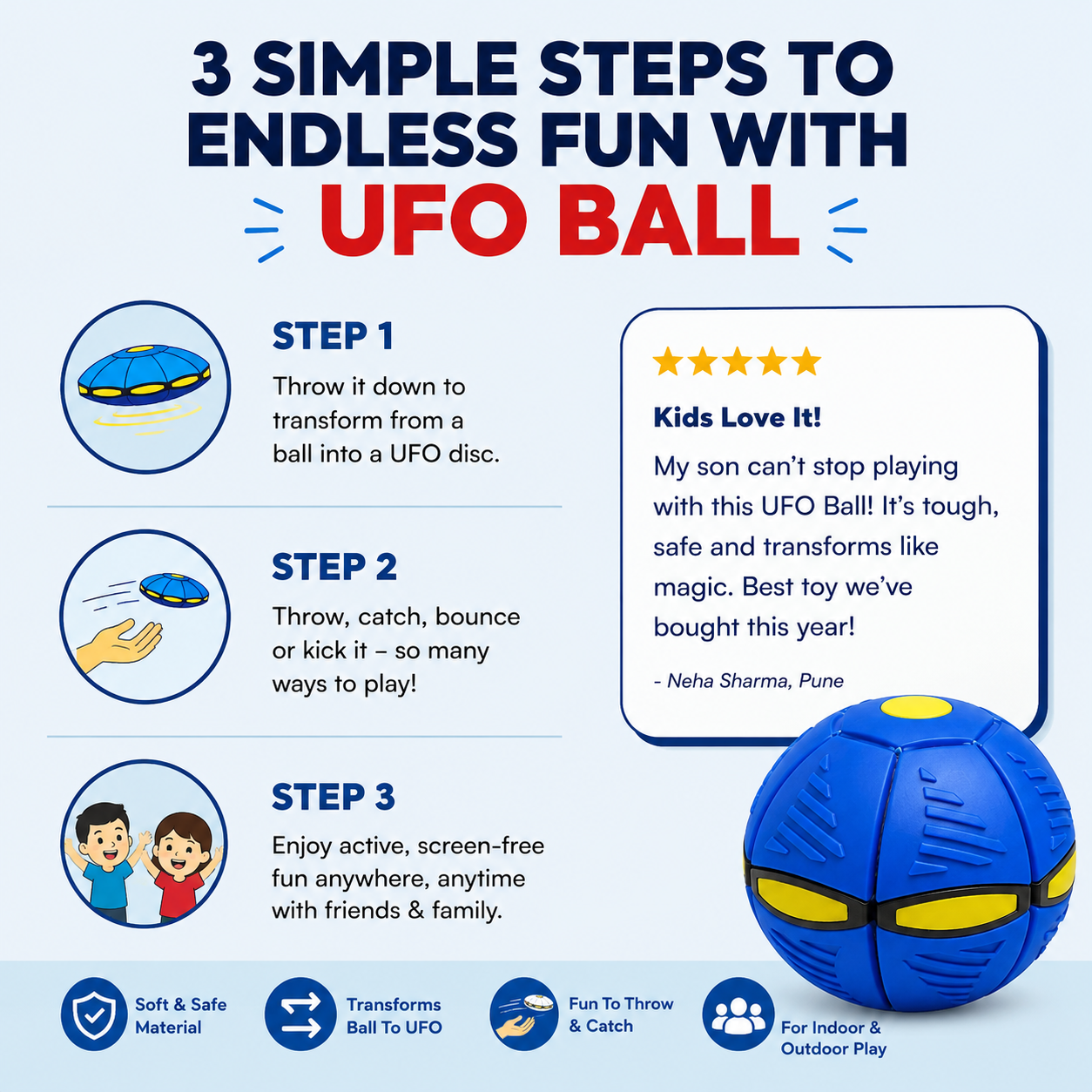 Magic Bouncing UFO Ball