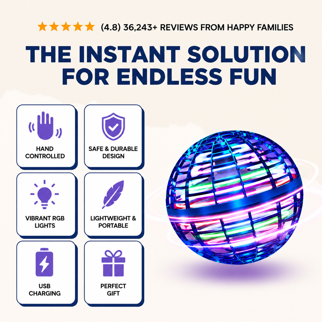 Magic Flying Ball