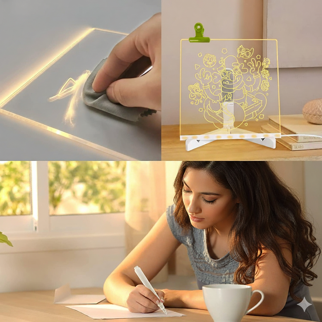 Magic Writing Board with Pen & Light