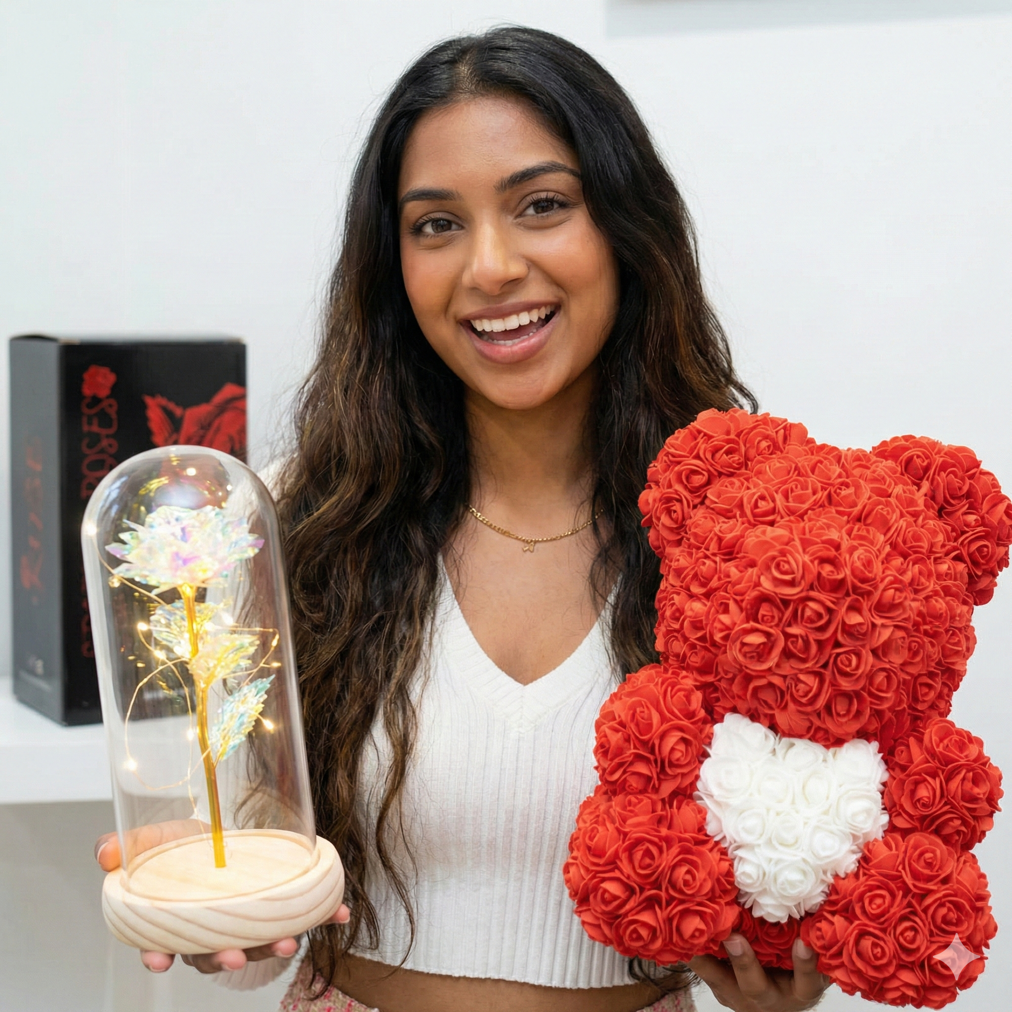 Enchanted Sparkly Rose