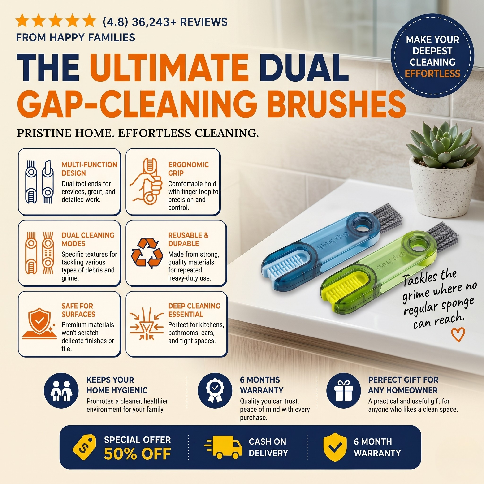 3 In 1 Cleaning Brush