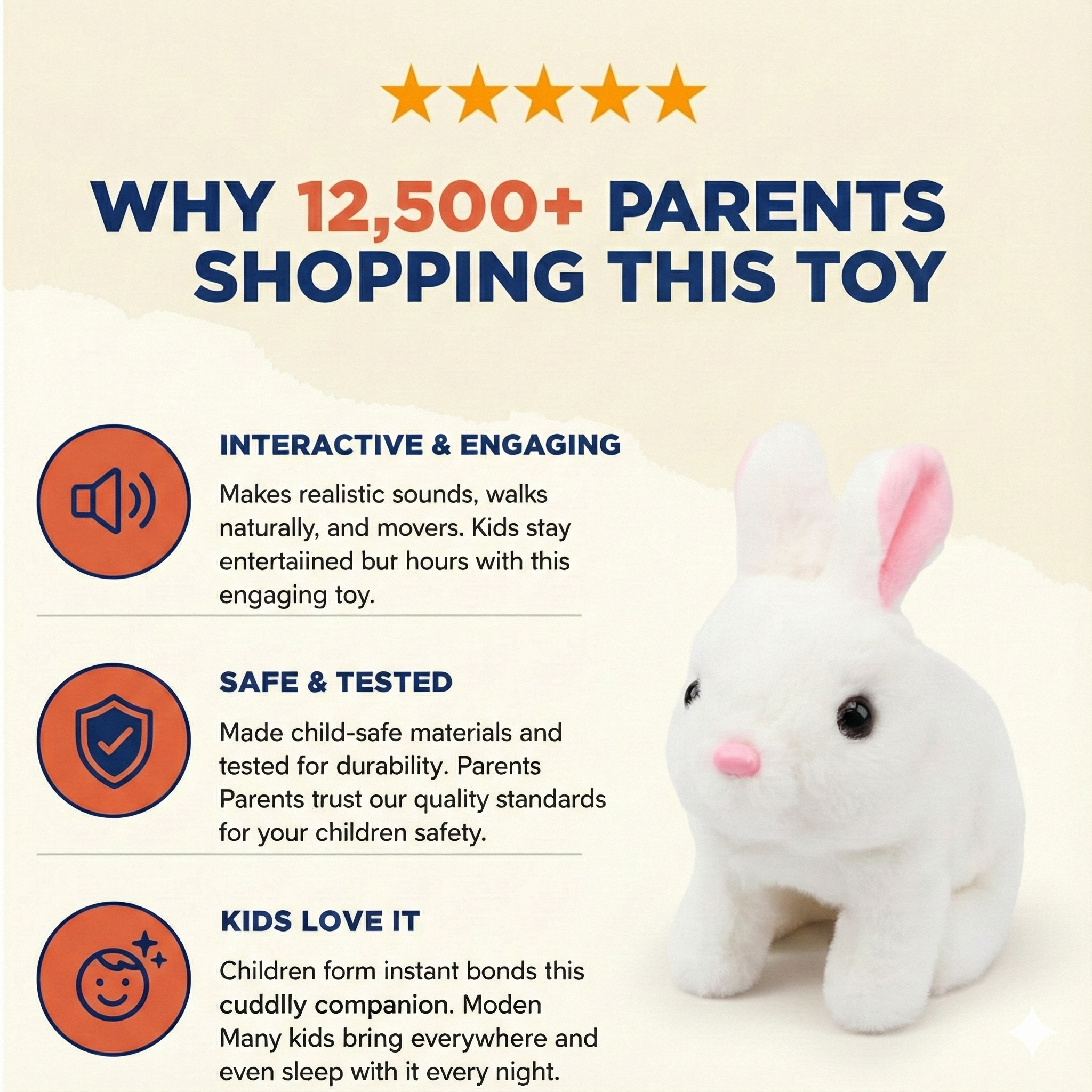 Walking Rabbit Toy
