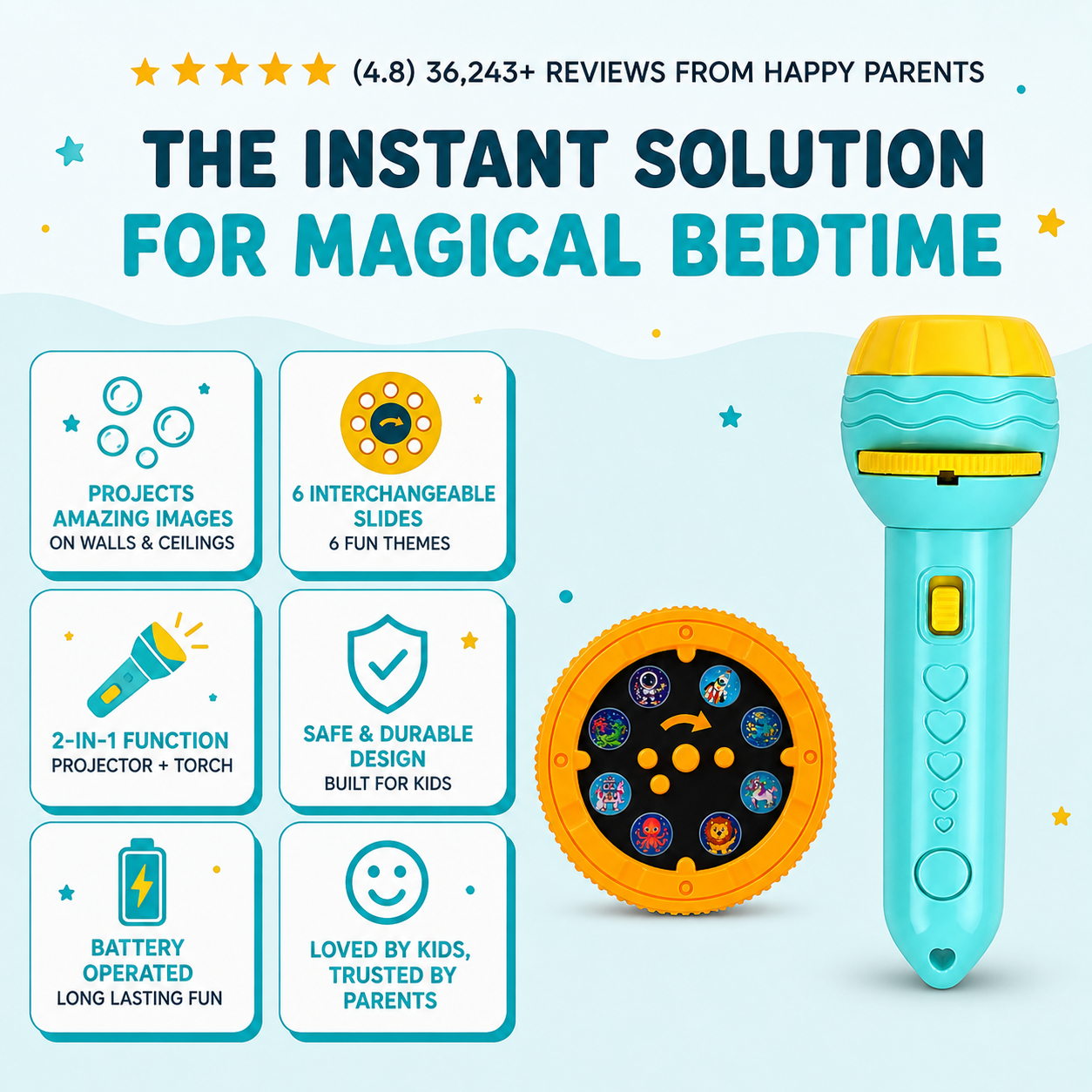 Kids Torch Projector