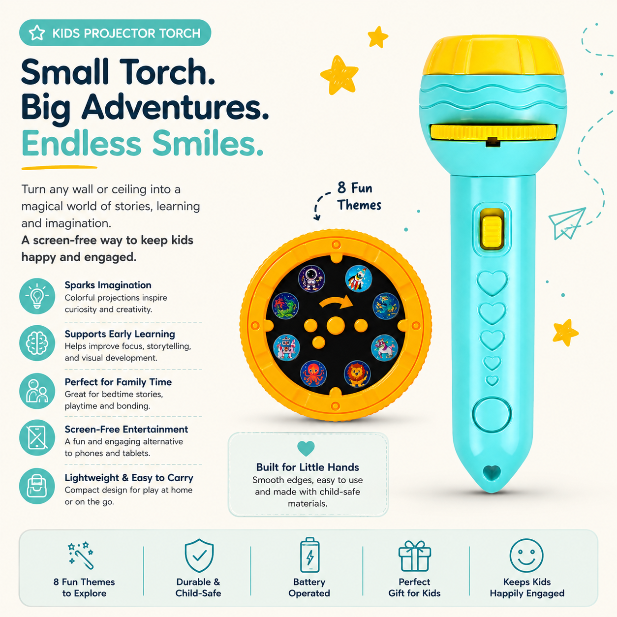 Kids Torch Projector