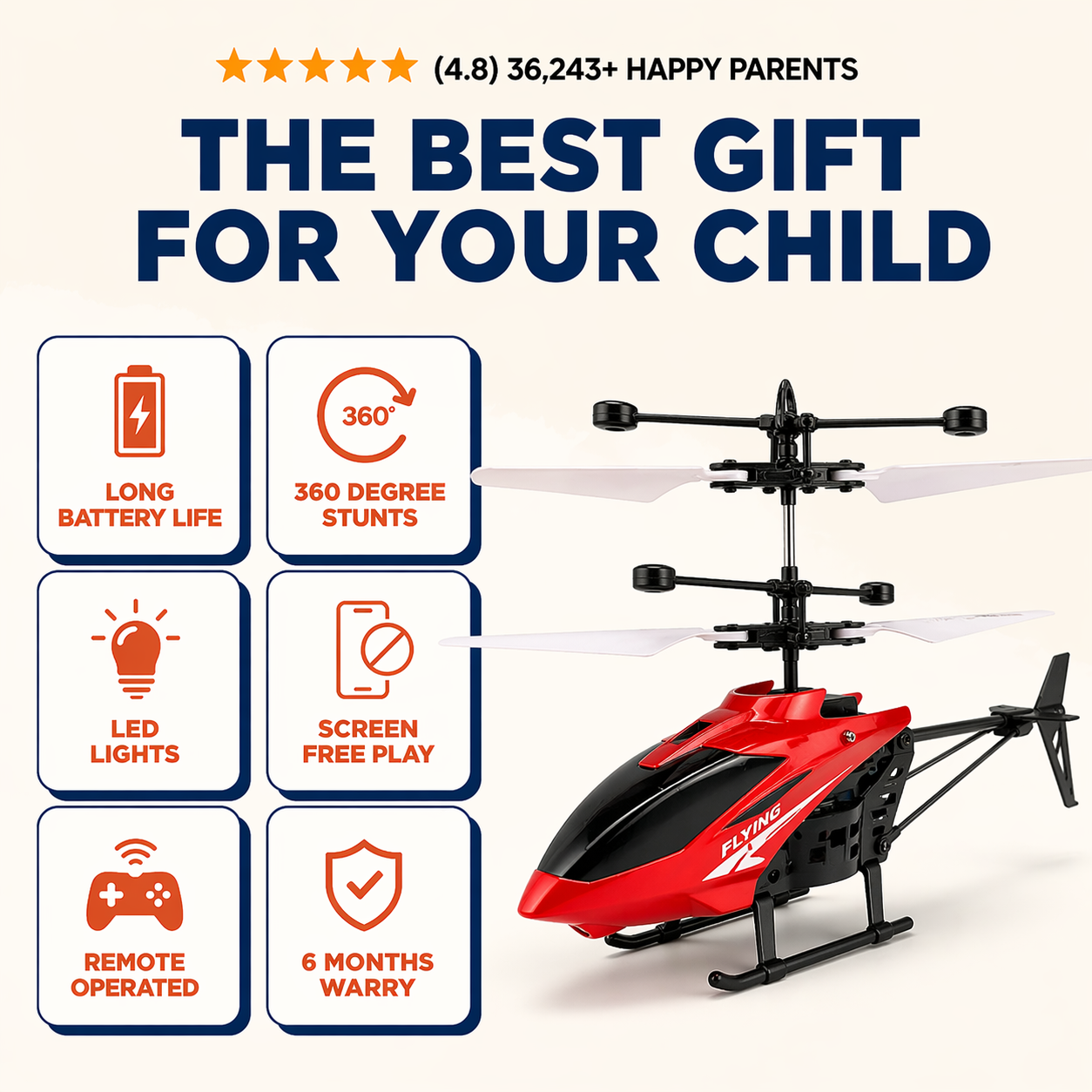 Remote Control Helicopter Toy