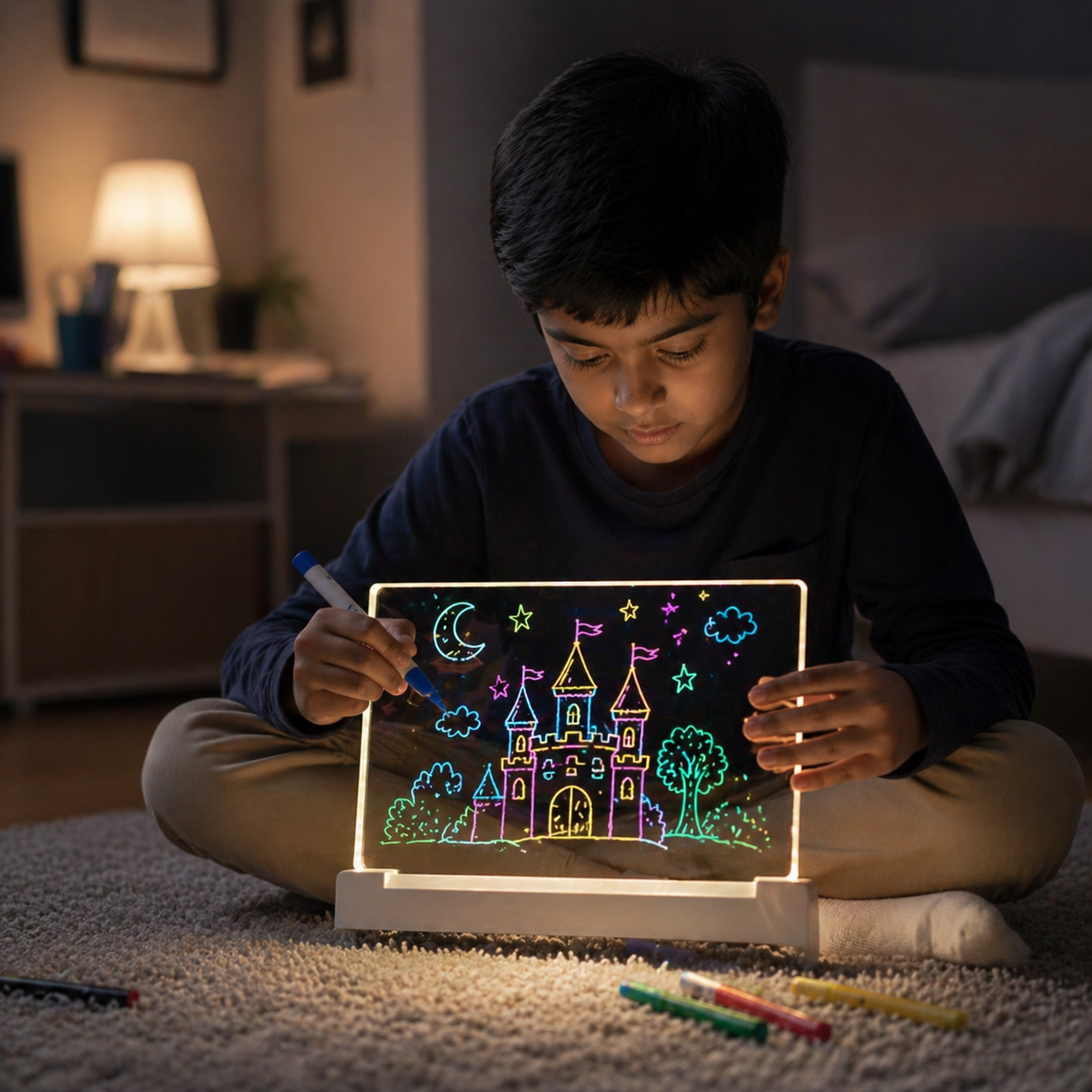 Magic Writing Board with Pen & Light