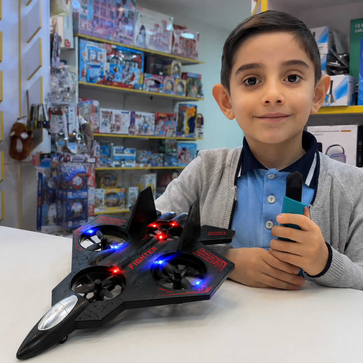 Flying Jet Plane