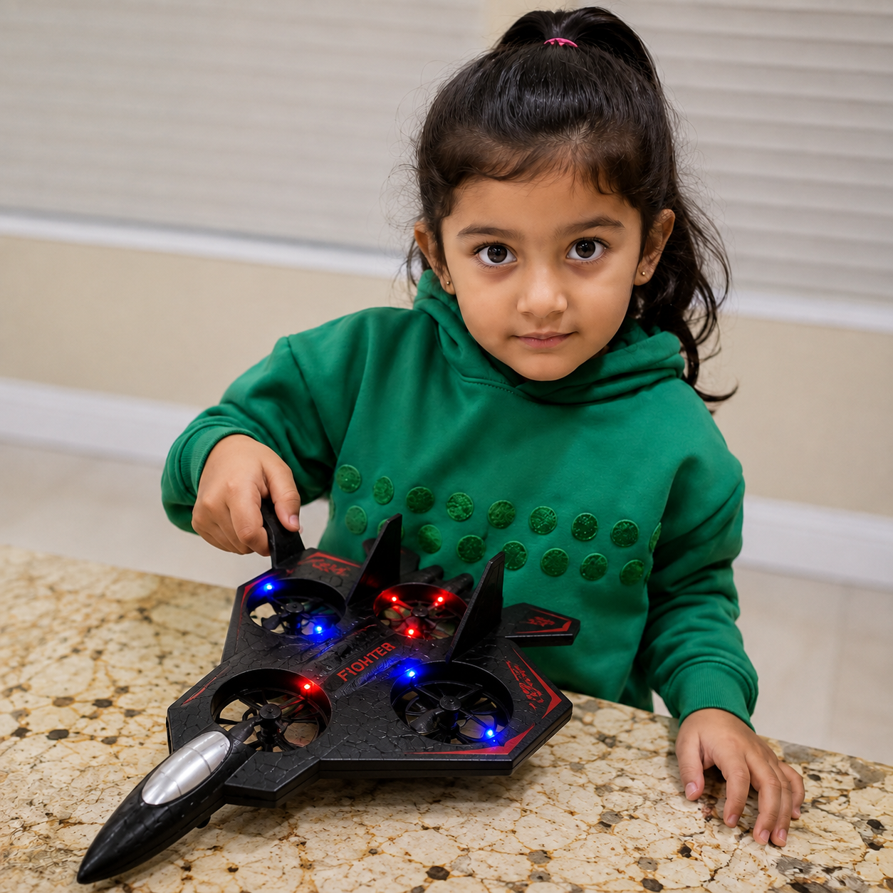 Flying Jet Plane