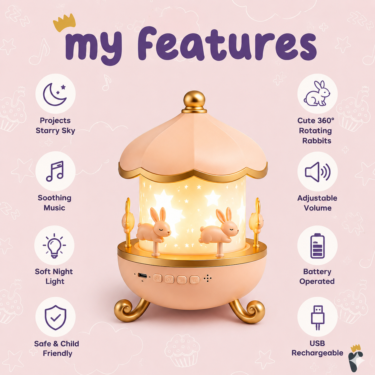 Rabbit Night Light Premium Quality
