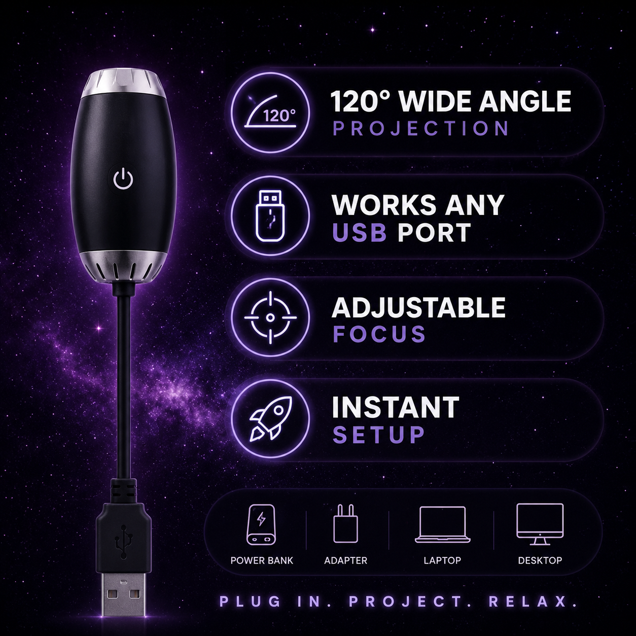 Galaxy Light Projector