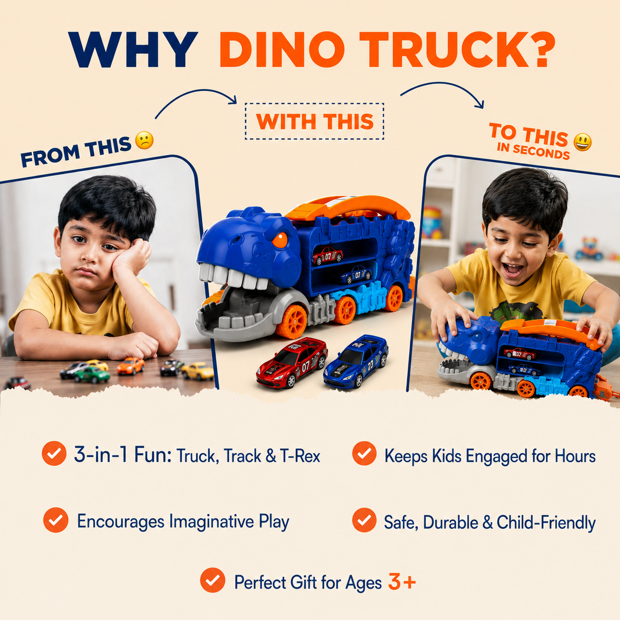 T Rex Dinosaur Truck
