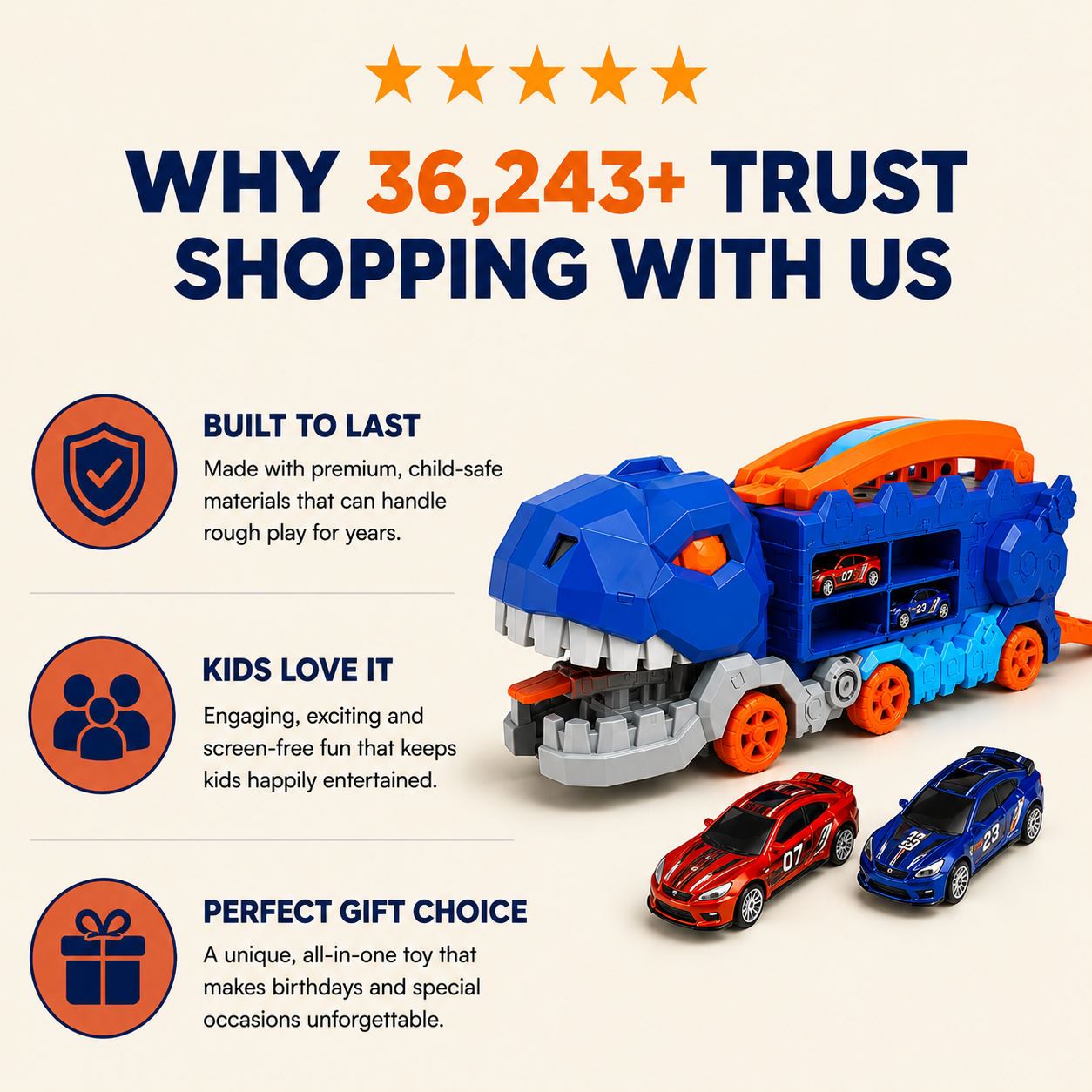 T Rex Dinosaur Truck