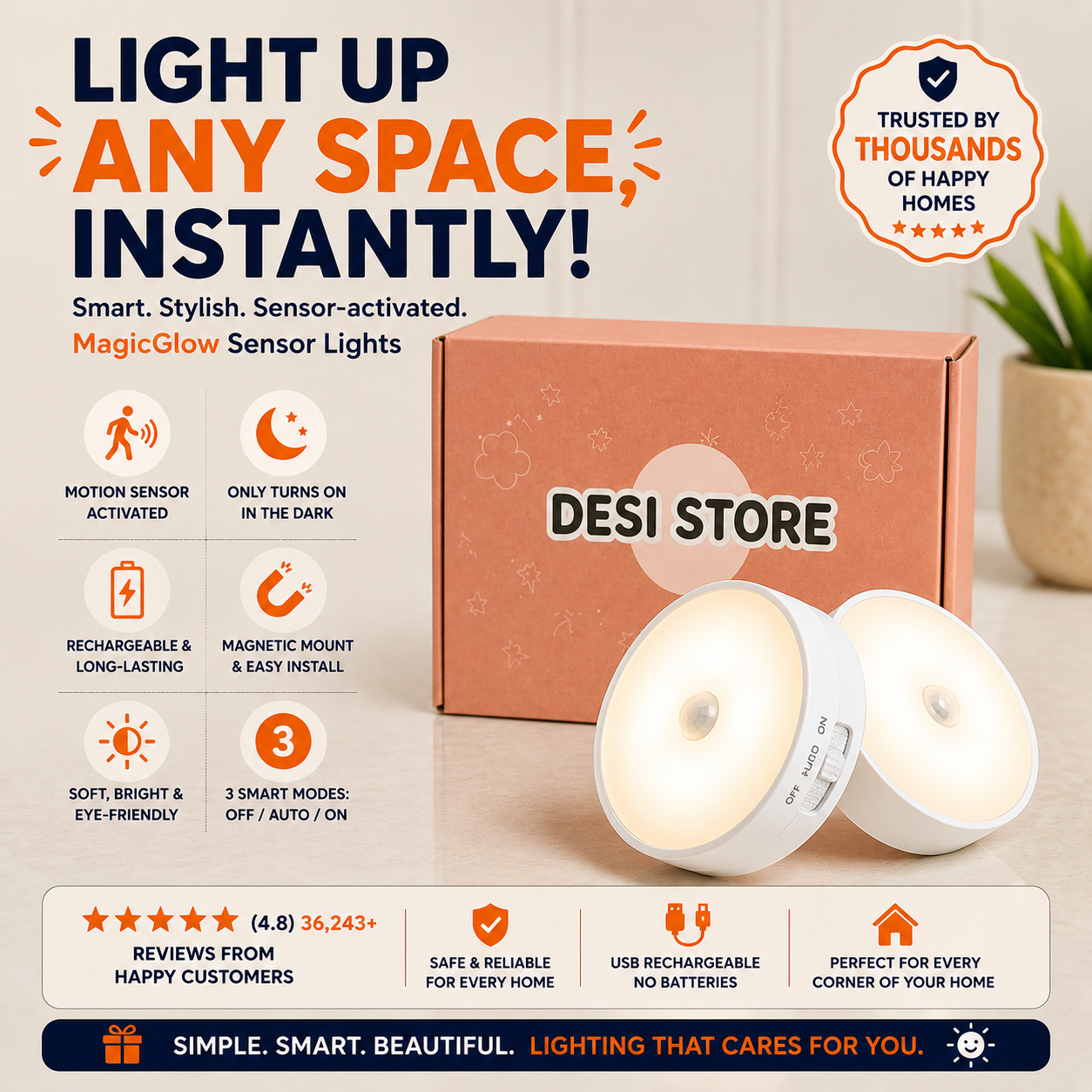 MagicGlow Sensor Lights