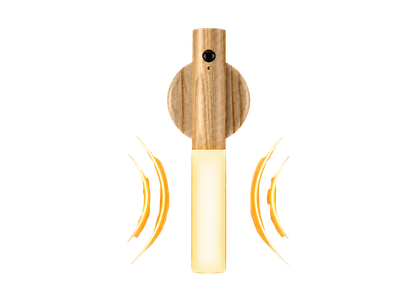 Magnetic Sensor Light glowing in a modern home
