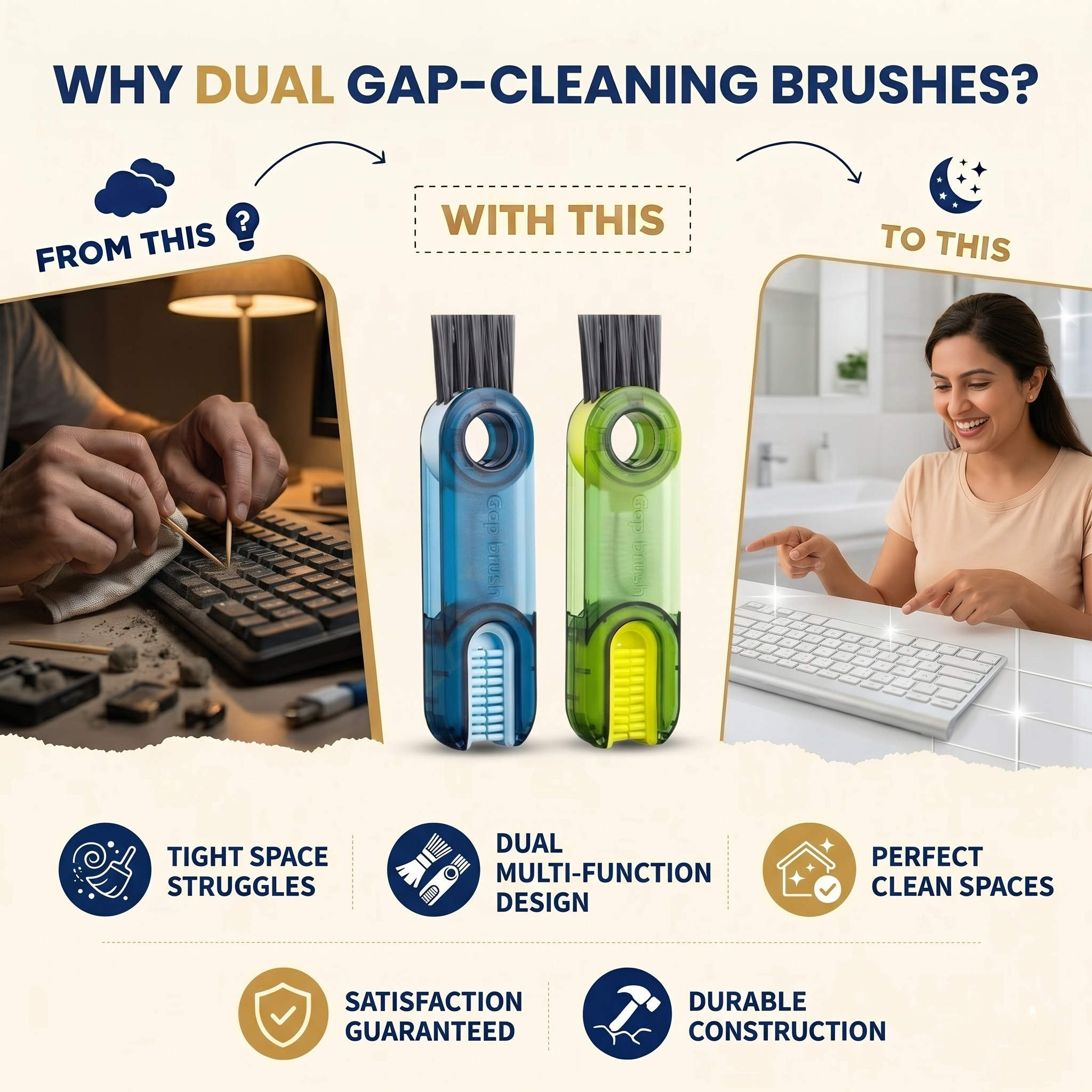 3 In 1 Cleaning Brush