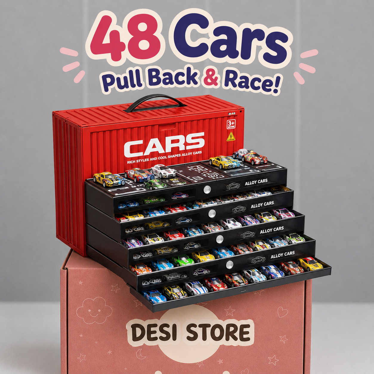 48 Racing Car Set