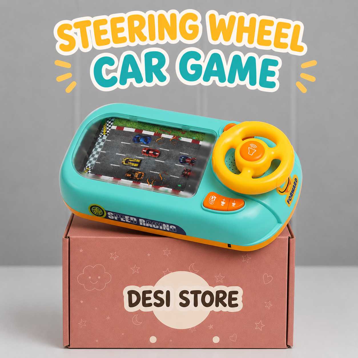 Steering Wheel Car Game