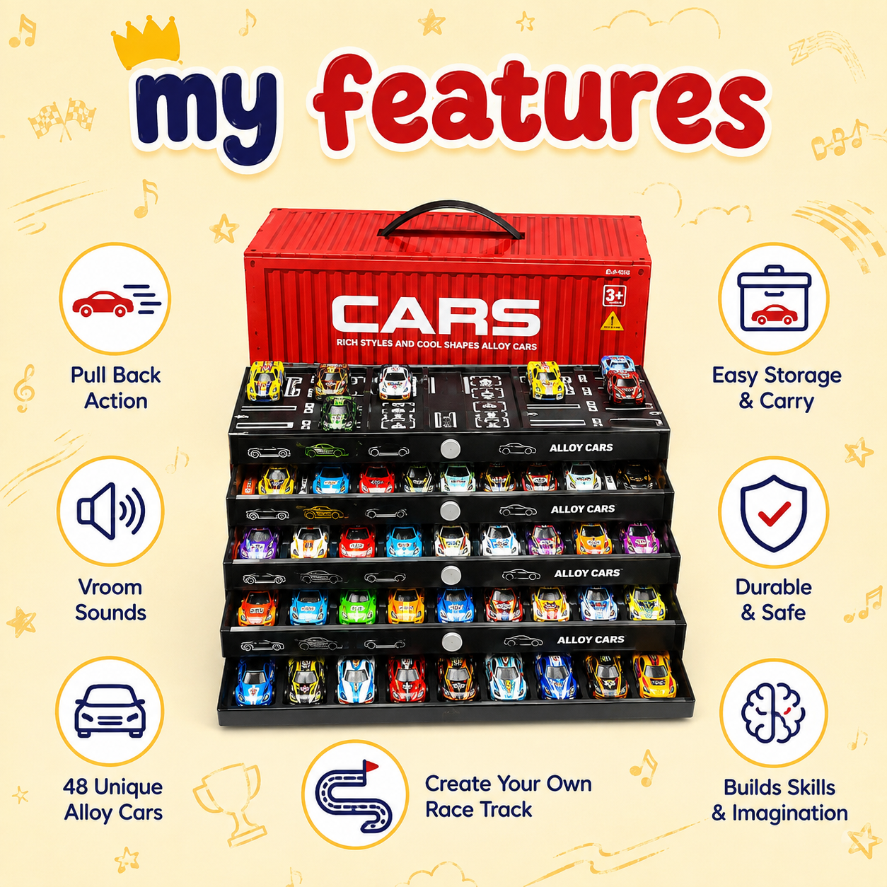 48 Racing Car Set