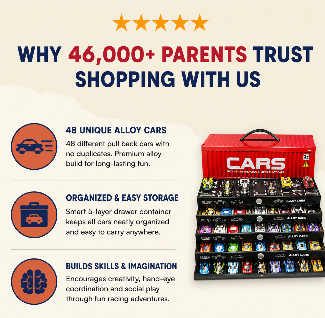 48 Racing Car Set