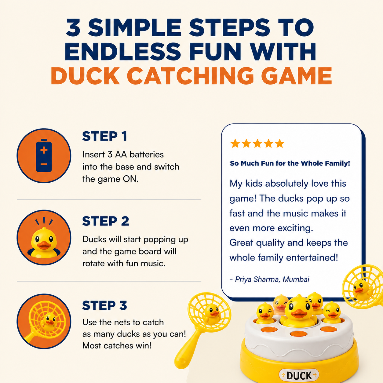 Duck Catching Game