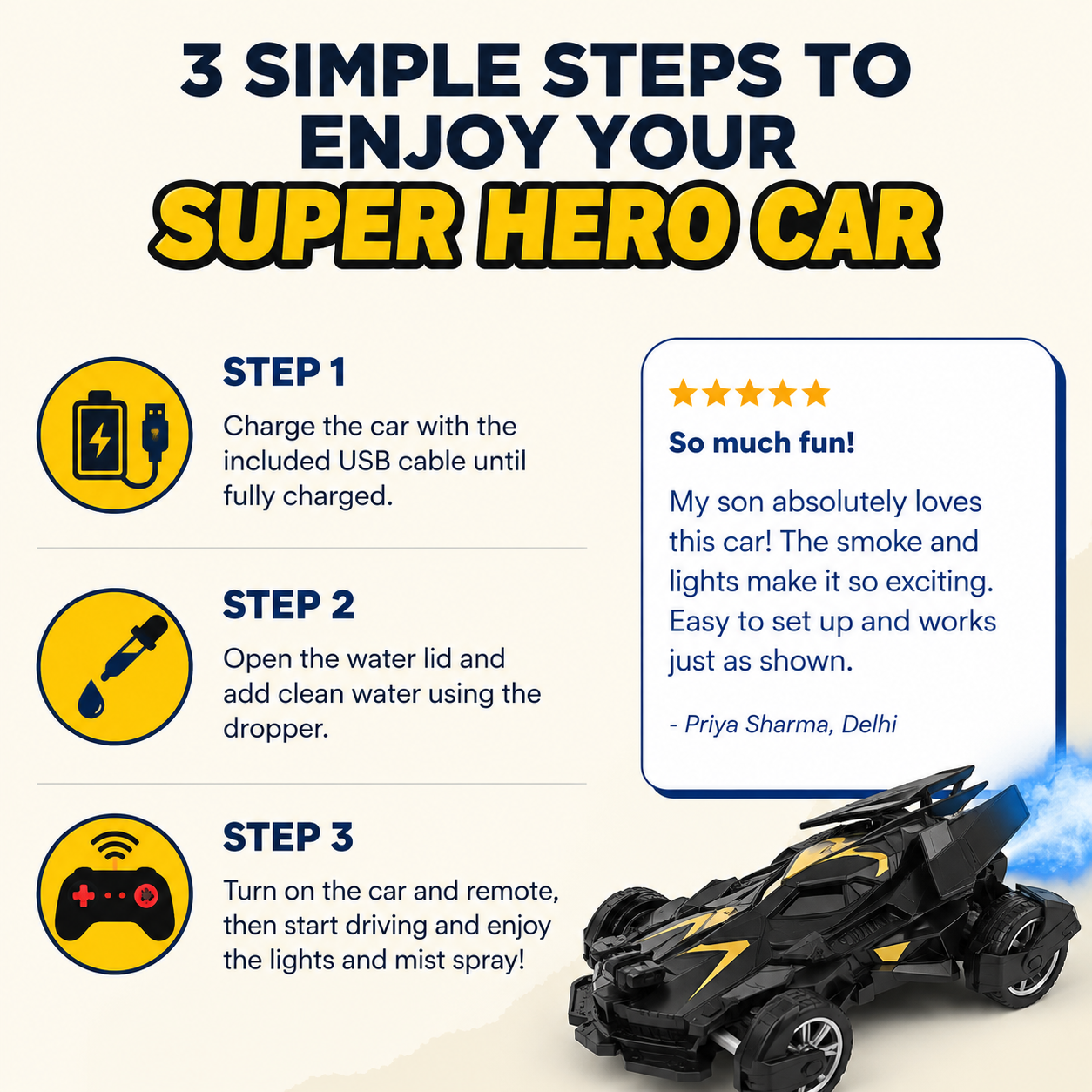 Batmobile Car Toy