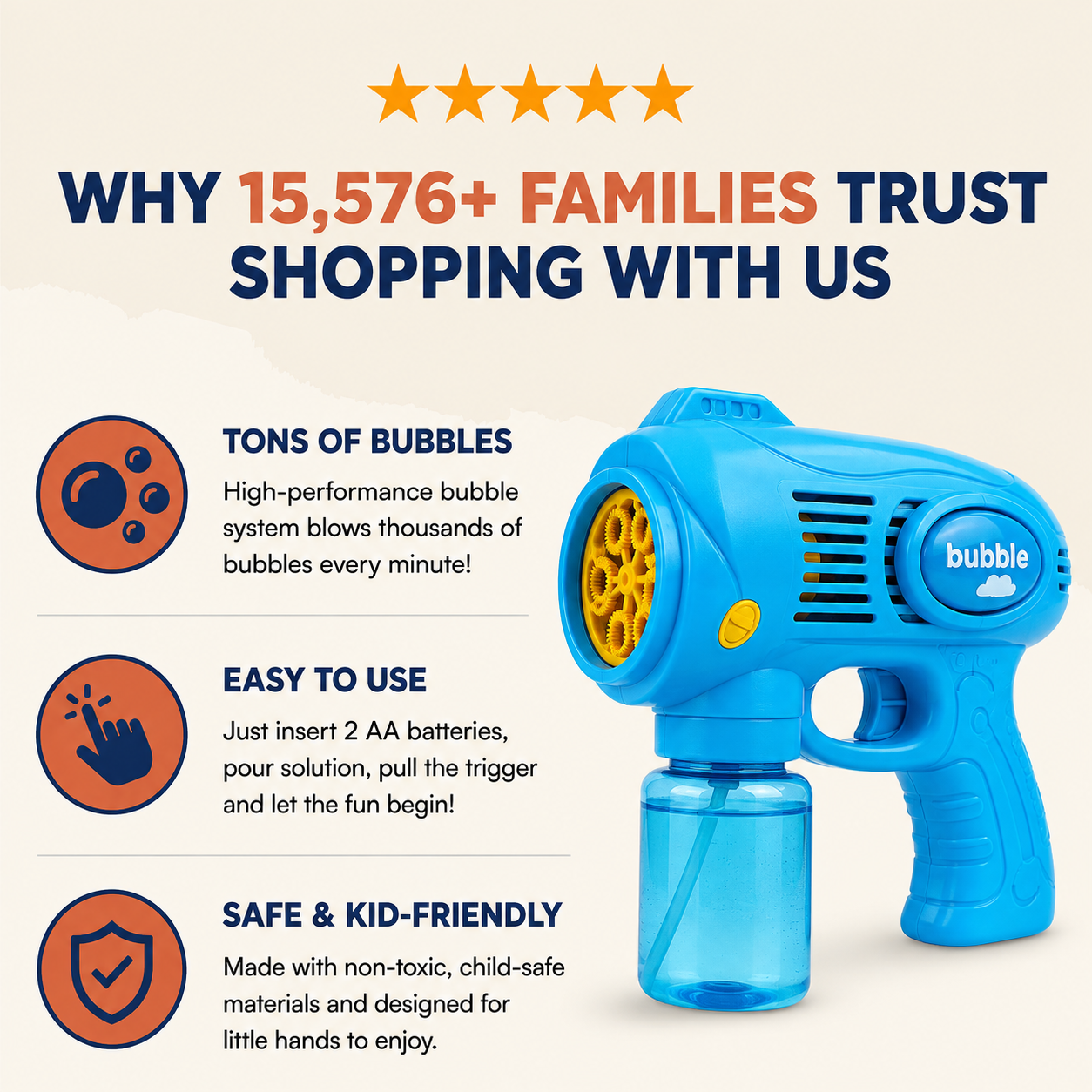 Bubble Toy Gun